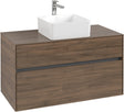 Villeroy & Boch Waschtischunterschrank Collaro C038 Arizona Oak 1000 mm eckig mit SoftClosing