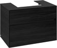Villeroy & Boch Waschbeckenunterschrank Collaro C069 Black Oak 800 mm mit SoftClosing