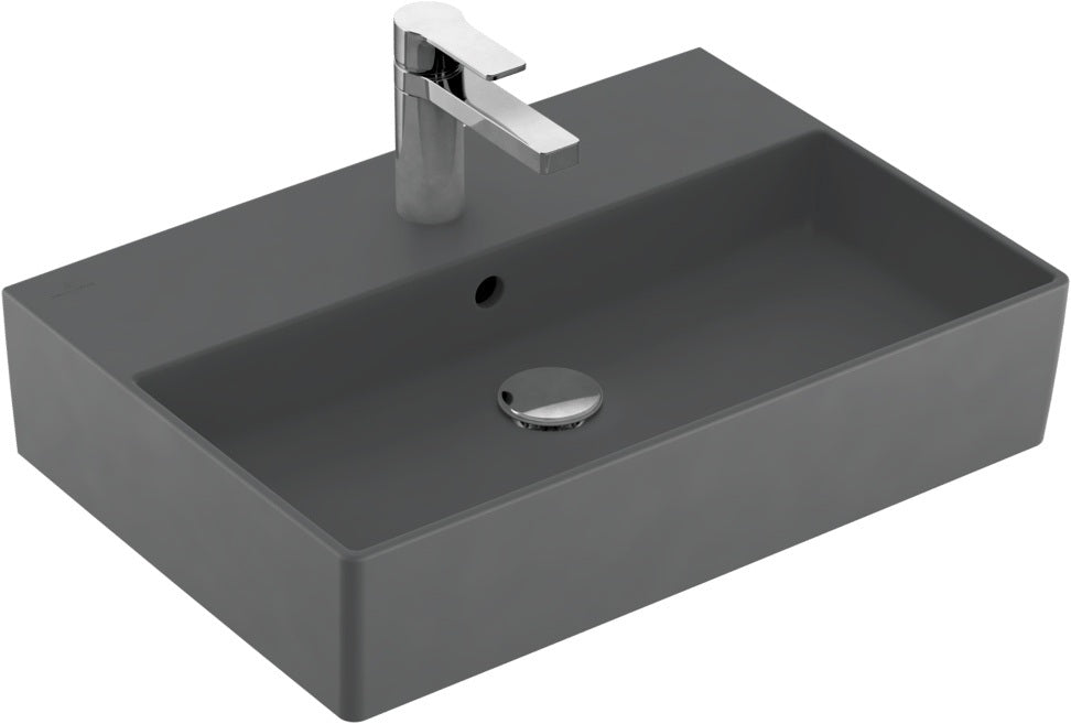 Villeroy & Boch Wandwaschbecken Memento 2.0 60 cm Graphite CeramicPlus TitanCeram