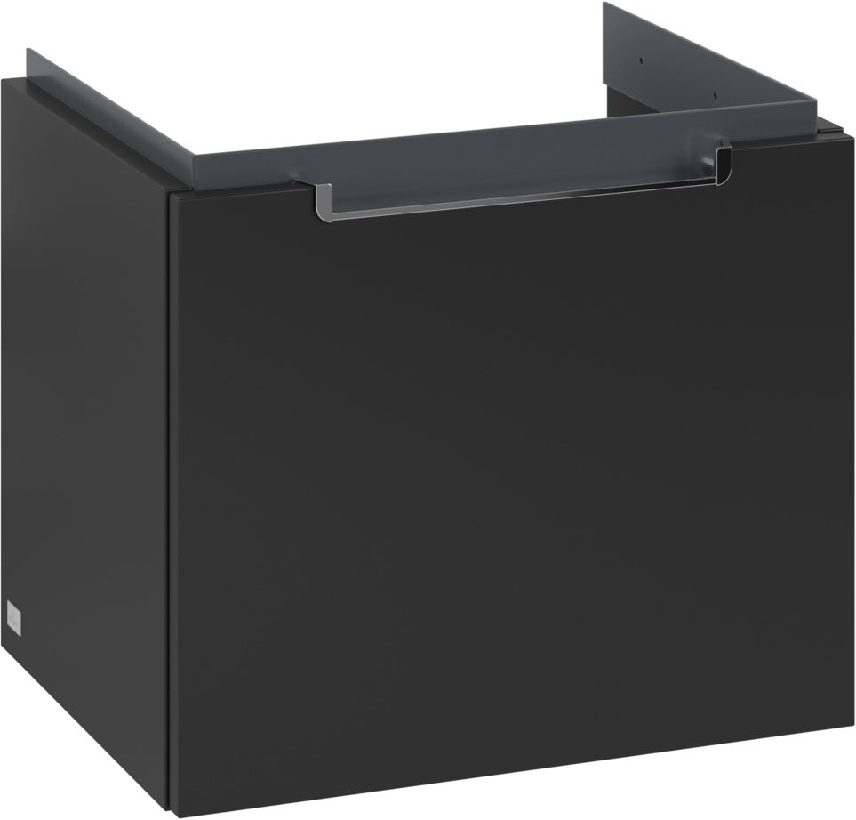 Villeroy & Boch Subway 2.0 Waschbeckenunterschrank A68510 Volcano Black 485 mm
