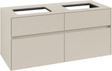 Villeroy & Boch Waschbeckenunterschrank Collaro C115 B0 1200 mm Cashmere Grey mit Beleuchtung