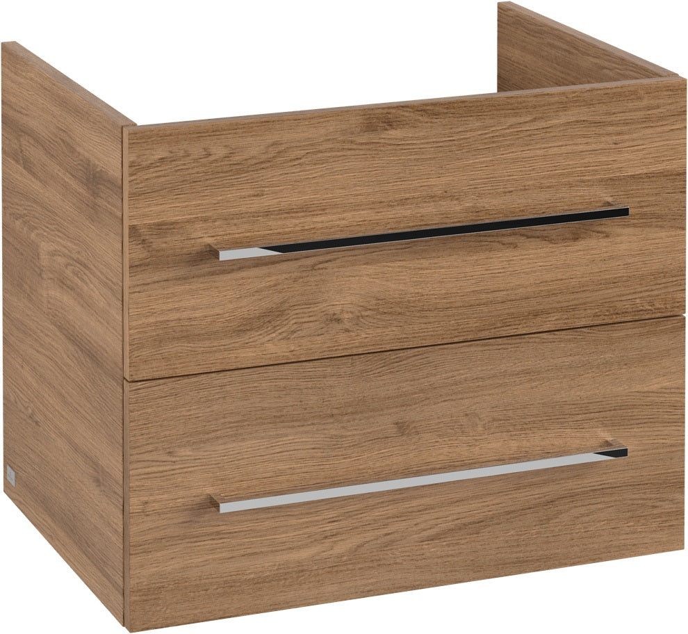 Villeroy & Boch Waschtischunterschrank Avento A89000 630 mm Kansas Oak mit 2 Auszügen