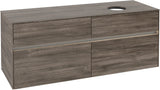 Villeroy & Boch Waschbeckenunterschrank Collaro C047 B0 1400 mm Stone Oak mit Beleuchtung und SoftClosing