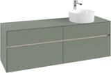 Villeroy & Boch Waschtischunterschrank Collaro C051 B0 1600 mm White Oak mit Beleuchtung und SoftClosing