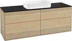 Eiche / Mitteldichte Faserplatte (MDF) / schwarz