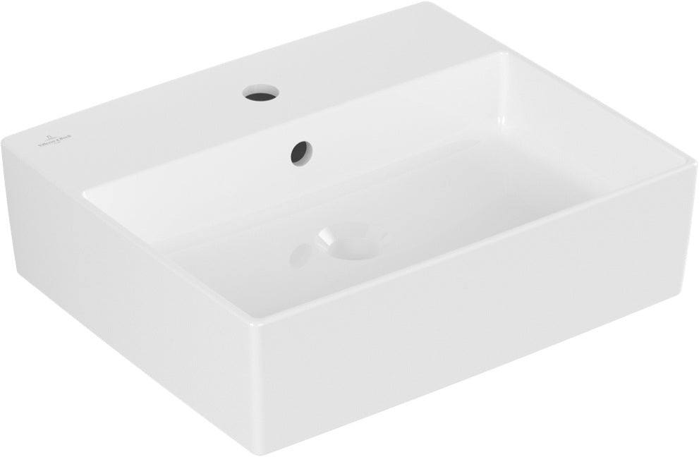 Villeroy & Boch Aufsatzwaschbecken Memento 2.0 4A0750 498x420x139 mm Rechteck Weiß Alpin