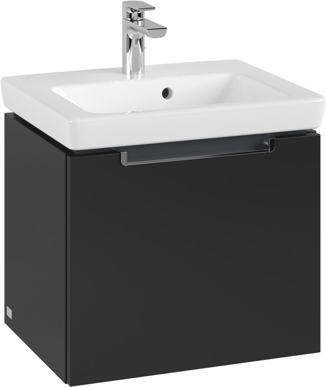 Villeroy & Boch Subway 2.0 Waschbeckenunterschrank A68510 Volcano Black 485 mm