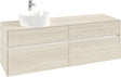 Villeroy & Boch Waschtischunterschrank Collaro C050 B0 1600 mm White Oak mit Beleuchtung
