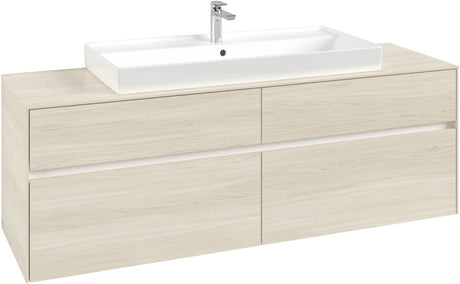 Villeroy & Boch Waschtischunterschrank Collaro C031 B0 1600 mm White Oak mit Beleuchtung