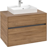 Villeroy & Boch Waschbeckenunterschrank Collaro C069 Kansas Oak 800 mm mit SoftClosing