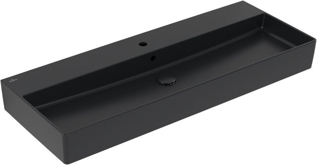Villeroy & Boch Wandwaschbecken Memento 2.0 1200x470mm Pure Black CeramicPlus TitanCeram