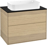 Villeroy & Boch Waschtischunterschrank Finion G6310 800 mm Anthracite Matt Lacquer mit Beleuchtung