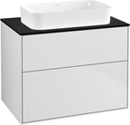 weiß / Mitteldichte Faserplatte (MDF) / schwarz