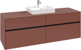 Villeroy & Boch Waschtischunterschrank Collaro C077 B0 1600 mm White Oak mit Beleuchtung und SoftClosing
