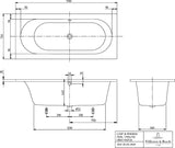 Villeroy & Boch LOOP & FRIENDS Hydro Comf TP 1 Whirlpoolsystem mit HydroPool Comfort