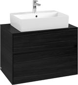 Villeroy & Boch Waschtischunterschrank Collaro C12400 800x548x500mm Black Oak mit SoftClosing