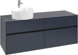 Villeroy & Boch Waschbeckenunterschrank Collaro C046 B0 1400 mm White Oak mit Beleuchtung