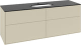 Villeroy & Boch Finion Waschtischunterschrank 1600 mm Anthrazit Matt mit LED-Beleuchtung