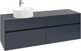 Villeroy & Boch Waschtischunterschrank Collaro C050 B0 1600 mm White Oak mit Beleuchtung