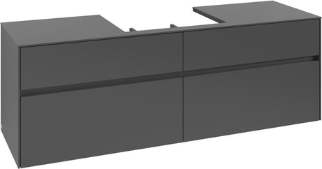 Villeroy & Boch Waschtischunterschrank Collaro C025 B0 1600 mm White Oak mit Beleuchtung