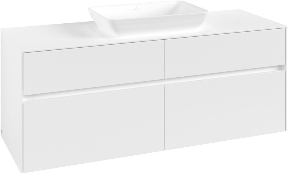 Villeroy & Boch Waschtischunterschrank Collaro C116 B0 1400 mm White Matt mit LED-Beleuchtung