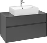 Villeroy & Boch Waschtischunterschrank Collaro C12500 1000 mm White Oak – 2 Auszüge, SoftClosing