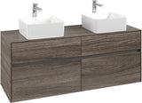 Villeroy & Boch Waschtischunterschrank Collaro C048 B0 1400 mm Stone Oak mit Beleuchtung