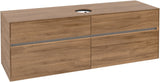 Villeroy & Boch Waschtischunterschrank Collaro C049 B0 1600 mm Kansas Oak mit Beleuchtung