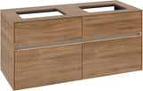 Villeroy & Boch Waschtischunterschrank Collaro C115 B0 1200 mm Kansas Oak mit Beleuchtung und SoftClosing