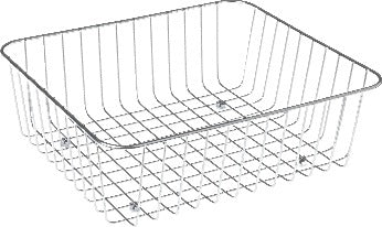 Villeroy & Boch Drahtkorb 833100 – Eckiger Edelstahl-Küchenspülenzubehör, 390 x 280 x 140 mm