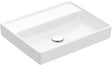 Villeroy & Boch Collaro Wandwaschbecken 550x440 mm Weiß Alpin Rechteck