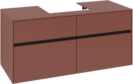 Villeroy & Boch Waschbeckenunterschrank Collaro C070 B0 1200x548x500mm Eckig White Oak