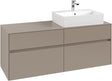 Villeroy & Boch Waschtischunterschrank Collaro C133 1400 mm Taupe mit SoftClosing