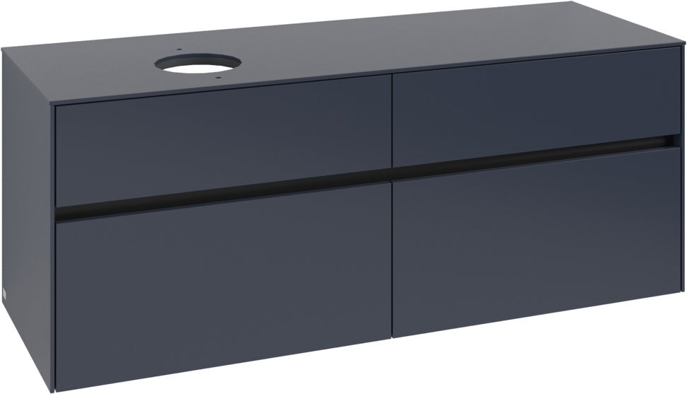 Villeroy & Boch Waschbeckenunterschrank Collaro C046 B0 1400 mm White Oak mit Beleuchtung