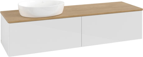 Villeroy & Boch Waschtischunterschrank Antao 1600 mm Glossy White mit LED-Beleuchtung