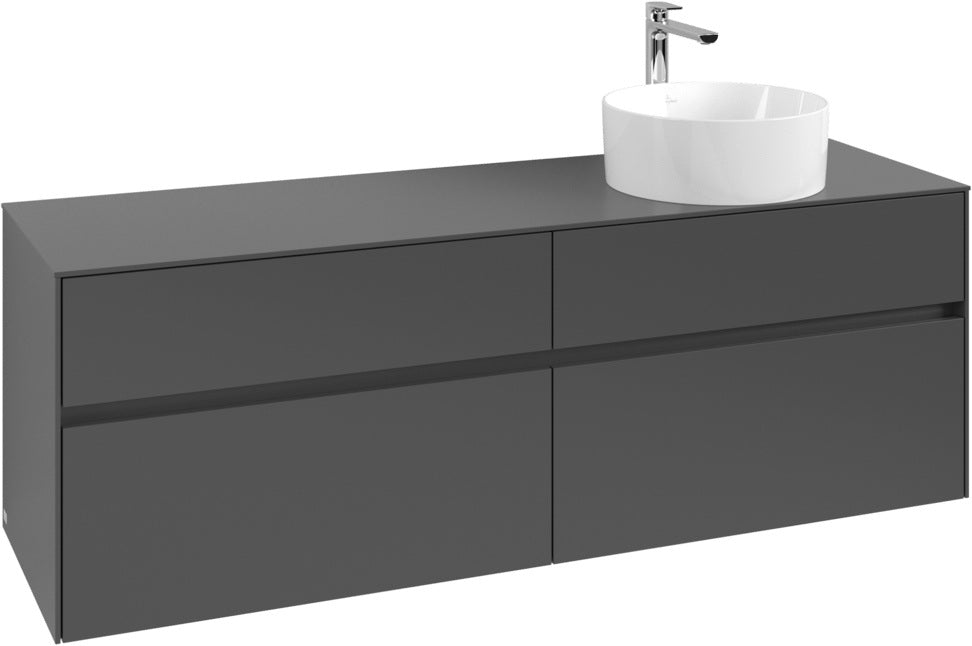Villeroy & Boch Waschtischunterschrank Collaro C051 B0 1600 mm White Oak mit Beleuchtung und SoftClosing