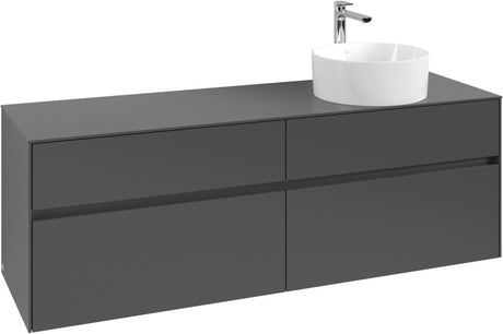 Villeroy & Boch Waschtischunterschrank Collaro C051 B0 1600 mm White Oak mit Beleuchtung und SoftClosing