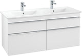 Villeroy & Boch Waschbeckenunterschrank Venticello A 93001, 1253 mm, Glossy White, 4 Auszüge