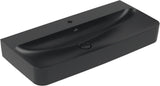 Villeroy & Boch Finion Wandwaschbecken 1000 mm Pure Black CeramicPlus TitanCeram