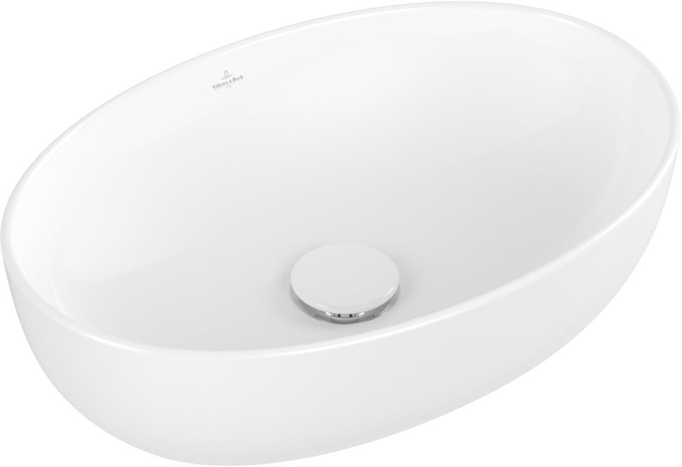 Villeroy & Boch Aufsatzwaschbecken Artis 480x325 mm Oval Weiß Alpin CeramicPlus