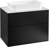 Villeroy & Boch Finion Waschtischunterschrank 800 mm Anthracite Matt Lack – mit Push-to-Open