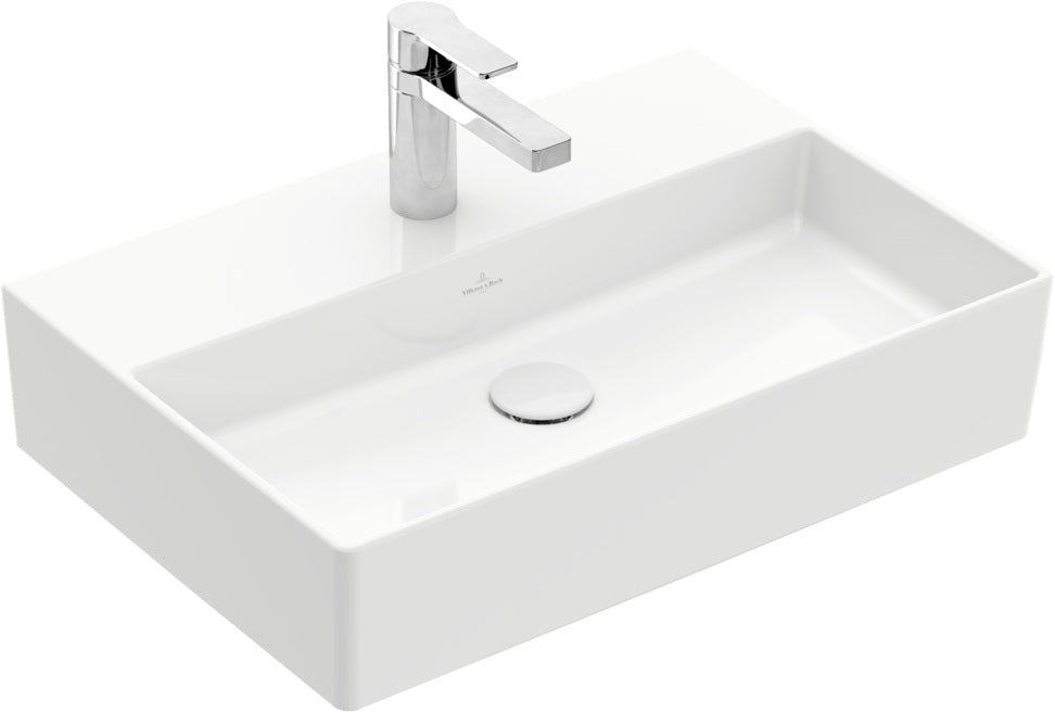 Villeroy & Boch Waschbecken Memento 2.0 60 cm Weiß Alpin CeramicPlus – Wandmontage