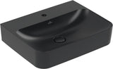 Villeroy & Boch Finion Wandwaschbecken 600x470mm Pure Black CeramicPlus