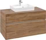 Villeroy & Boch Waschbeckenunterschrank Collaro C016 B0 1000 mm Kansas Oak mit Beleuchtung