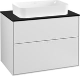 Villeroy & Boch Finion Waschtischunterschrank 800 mm Anthracite Matt mit LED-Beleuchtung