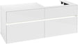 Villeroy & Boch Waschtischunterschrank Collaro C086 B0 1400 mm Glossy White mit Beleuchtung