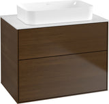 Villeroy & Boch Waschtischunterschrank Finion G6310 800 mm Anthracite Matt Lacquer mit Beleuchtung