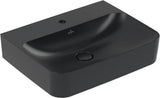 Villeroy & Boch Finion Wandwaschbecken 600x470mm Pure Black CeramicPlus