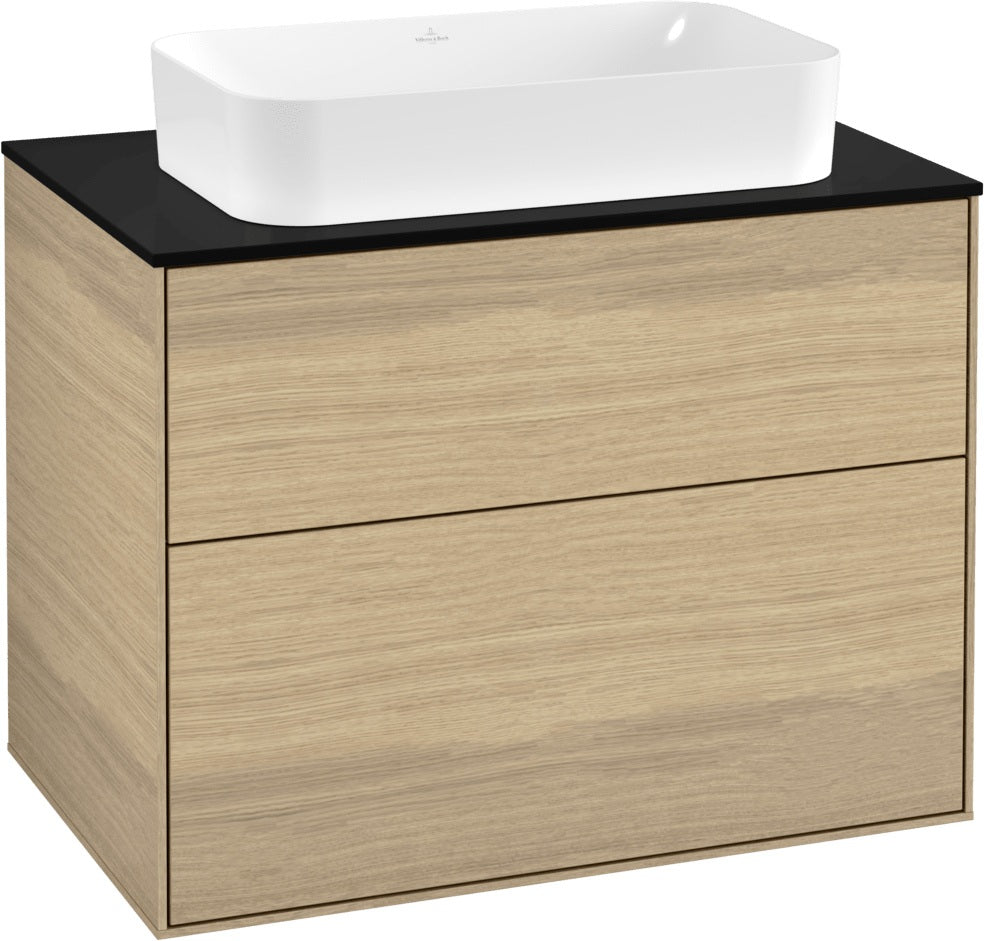 Villeroy & Boch Finion Waschtischunterschrank 800 mm Anthracite Matt Lack – mit Push-to-Open