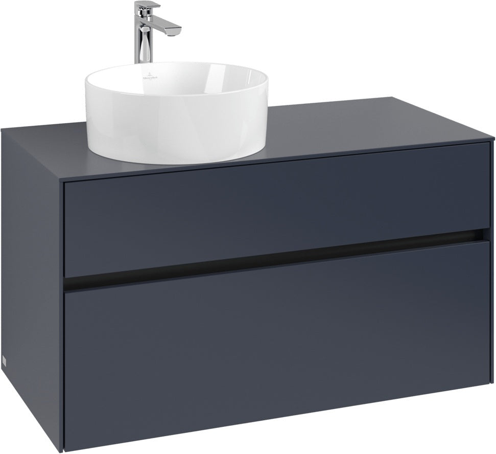 Villeroy & Boch Waschtischunterschrank Collaro C039 B0 1000 mm White Oak mit Beleuchtung